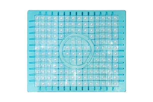 Waroom Home Sink Mat PVC Eco-friendly Kitchen Sink Protector Mat Pad, 12'' X 9.6'', Regular Turquoise - Thumbnail 2