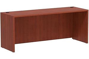 Alera Valencia Series 72 by 24 by 29-12-Inch Credenza Shell, Medium Cherry Frame/Top