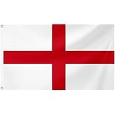 syloid England English Flag 3x5 Outdoor- Vivid Color England Flags 100D Polyester Long Lasting Double Stitched, English National Flag Banner with 2 Brass Grommets