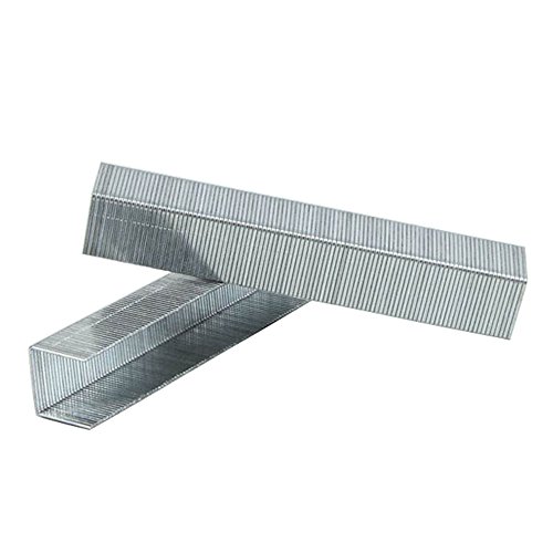 KINYOOO heavy duty stapler professional nails, Height: 8mm Width: 11.2mm, Door type staples Upholstery Staples (1000pcs/Box), for installing flooring remodeling or building a deck Carpenter Tool