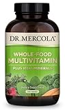 Dr. Mercola Whole Food Multivitamin PLUS Vital Minerals - 240 Tablets - Over 50 Nutritional Ingredients - Antioxidant Formula