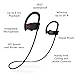 BLAGIS Bluetooth Wireless Running Headphones, Noise Cancelling Over Ear Headphones for Running, Work Out, Gym and Jogging, Waterproof IPX7 Bluetooth Headphones with Microphone and Neck Band
