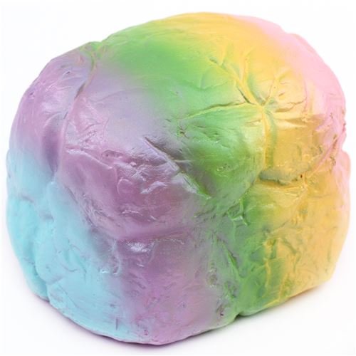 Cute rainbow bread loaf squishy kawaii
