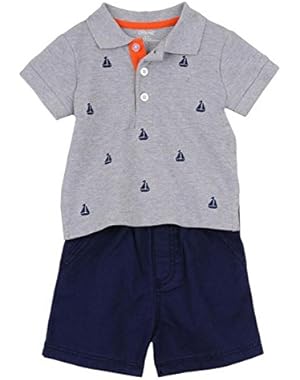 Baby Boys Sailboat Short Set