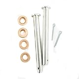1979-1993 Mustang Door Hinge Pin Kit with Bushings 8pc Set