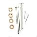 1979-1993 Ford Mustang Door Hinge Pin Kit with Bushings ; Replacement Hardware, 8pc. Set