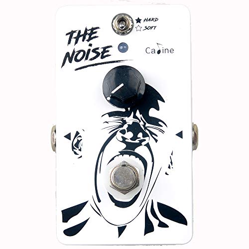 Caline Mini Noise Gate Pedals Electric Guitar The Noise Reduction Effects Pedal True Bypass with Aluminum Alloy Housing White CP-39