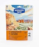 Backpacker's Pantry Gluten Free, Jamaican Jerk Rice& Bean with Chicken, Two-Serving Meal, 6.3 Ounces