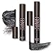 4D Silk Fiber Lash Mascara, Fiber Lash Mascara Waterproof, Natural Fiber Mascara For Thickening & Lengthening Your Lashes, Waterproof, Smudge Proof, Long-Lasting