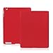 KHOMO - iPad 2 3 and 4 Generation Case - Dual Series - Super Slim Red Cover with Rubberized Back and Smart Auto Wake Sleep Feature for Apple iPad 2, 3rd and 4th