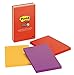 Post-it Super Sticky Lined Notes, 3 Sticky Note Pads, 4 x 6 in., School Supplies for Students, Ideal for Textbooks, Notebooks, Walls and Vertical Surfaces, Supernova Neons Collection