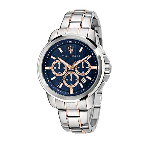 Montre pour Homme, Collection Successo, avec Mouvement à Quartz et Fonction  chronographe, en Acier et PVD Or Rose… | Bestfrprice