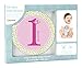 Pearhead First Year Monthly Milestone Photo Sharing Baby Belly Stickers, 1-12 Months, Pink