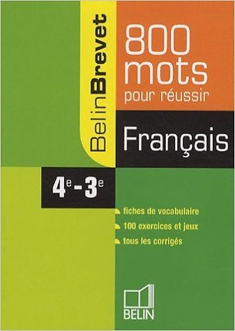 Amazon Fr Francais 4e 3e 800 Mots Pour Reussir By Claude Lebrun 2008 10 02 Claude Lebrun Genevieve Poumarede Francois Davot Livres