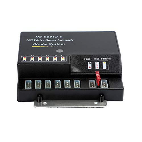 Hide A Way 120 Watt 6 HID Bulbs Emergency Hazard Warning Hide-a-way Headlight Strobe Light Kit System for Vehicle Truck (6 HID Bulbs) - Thumbnail 3