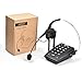 AGPTEK® Call Center Dialpad Monaural Corded Headset Telephone with Noise Cancellation, PC Recording Function Ideal for Small Offices and Home-Based Agents