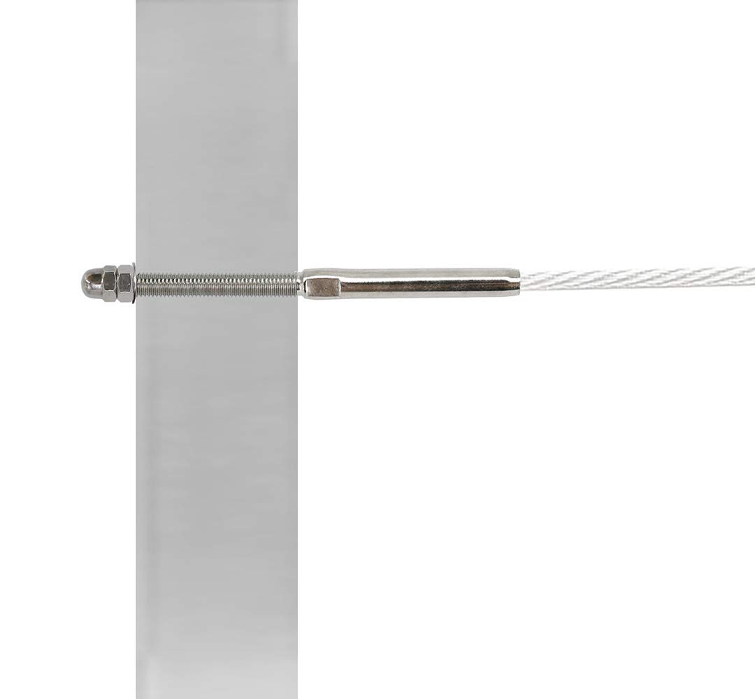 Stainless Steel 316 Grade Cable Threaded Tension Terminal End Fitting
