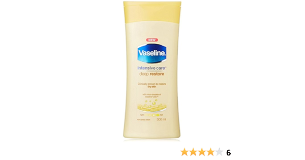 vaseline intensive care deep restore body lotion 20 ml