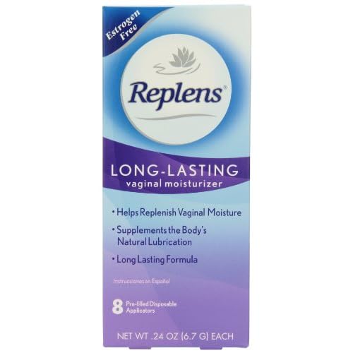Replens Long-lasting Vaginal Moisturizer, 8 Pre-filled Applicators (Pack of 2) image
