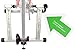 AccelaVelo Mag-X Indoor Magnetic Bike Trainer – Features Constant Magnetic Resistance & Quick Release Wheel Lock – Ride Your Bike Like A Pro Indoors – 2-Year Warranty – White & Black