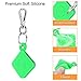 Fintie Silicone Case with Carabiner Keychain for Tile Pro (2020 & 2018), Anti-Scratch Lightweight Soft Protective Sleeve Skin Cover, Green- Glow in The Dark