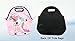 AOTIGO Dab Unicorn Dabbing Dance Neoprene Lunch Bag Insulated Lunch Box Waterproof Lunch Tote Bag with Zipper for Women Kids Boys Girls and Men