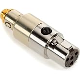 DPA DAD9010 Microphone Adapter - MicroLock to TA4F Mini-XLR
