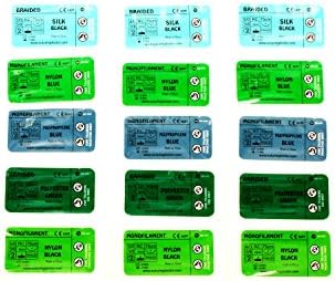 Sutures - Mixed Variety Training Pack - 15 Count - As seen on The BBC TV