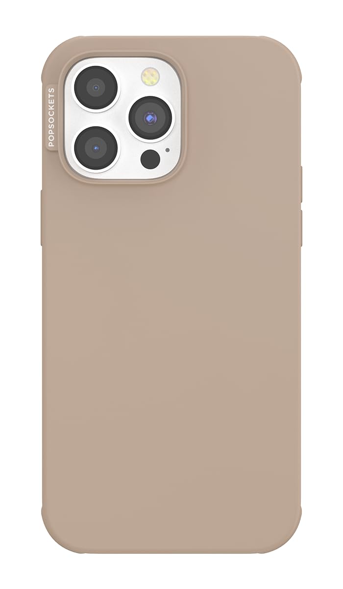 PopSockets iPhone 14 Pro Max Case with MagSafe, Phone Case for iPhone 14 Pro Max, Grip Sold Separately, Wireless Charging Compatible - Latte โ image 1