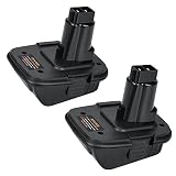 DCA1820 for Dewalt Battery Adapter for 18V Tools Compatible with 20V MAX XR Battery (2PACK)