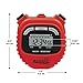 Marathon Adanac 3000 Digital Stopwatch Timer, Red - High Precision Accuracy to 1/100th Seconds - Water, Dust & Shock Resistant - 46” Lanyard Included