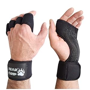 BEAR GRIP – Open trainingshandschoenen voor crossfit, bodybuilding, gymnastiek, powerlifting