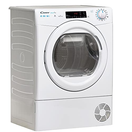 Candy Smart Pro CSOE H10A2TE-S Waermepumpentrockner / 10 kg/Easycase-Kondenswasserbehaelter/Smarte Bedienung via Wi-Fi & Bluetooth