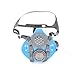 T-60 Half Face Respirator – ASTM Tested – Organic Vapor & Particulate Filtration – Paint Application, Woodworking, & Other Work Protection