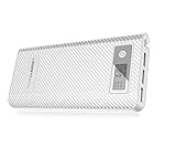 LQQBSTORAGE Portable charger 12000mAh Power Bank External Battery Packs(Input 5V/2A 3-Outputs 5.5A) for iPhone& iPad& Samsung Galaxy& More(White)