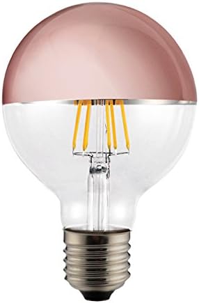 cristalrecord LED Bulb, Warm Light E27, 6 W, Copper, 125 x 180 mm [Energy Class A++]