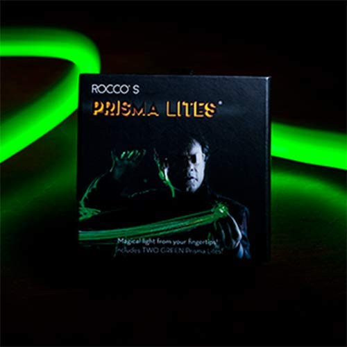 SOLOMAGIA Rocco's SUPER BRIGHT Prisma Lites Pair (Green) - Stage Magic - Magic Tricks