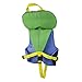Stohlquist Toddler Life Jacket Coast Guard Approved Life Vest for Infants-Blue/Green-Infant