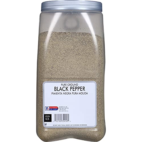 McCormick Culinary Pure Ground Black Pepper, 5 lb One 5 Pound
