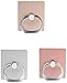 Cell Phone Finger Holder, Universal Smartphone Ring Grip Stand Car Mount 360° Rotation for iPhone/iPad/Samsung/HTC/Nokia Smartphones/Tablets - 4 Piece
