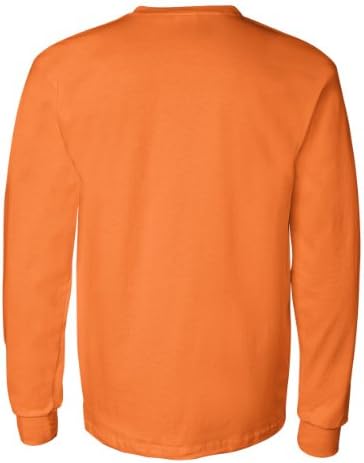 Men's Seamless Chest Pocket Comfort jersey T-Shirt, XX-Large, Safety Orange