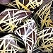 Bakers EZ way Chocolate Transfer Sheet: Abstract Design Gold. 2 Sheets