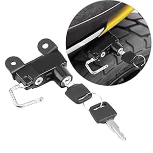 Motorhelmvergrendeling, Motorhelmvergrendeling met 2 sleutels voor Ducati Scrambler 400 Models sixty 2 2015+