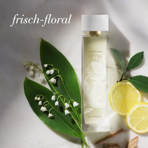 – White Tea Eau Fraiche, Eau de Toilette Spray, Duft mit Mandarine, Weißtee-Extrakt und Madras-Holz, floral, feminin und süß, sanfte Wärme, Parfum für Damen, 100 ml