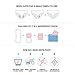 Hesta Reusable Pads - Cotton Cover Layer, Menstrual Pads, 3 Count (Large, Wing/White)