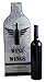 2 Pack Wine Wings Reusable Bottle Protector Sleeve Travel Bag Luggage Leak Safe