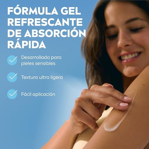 NIVEA SUN After Sun Sensitive Gel-Cream (1 x 175 ml), creme calmante com aloe vera, creme hidratante para pele sensível e com alergia ao sol
