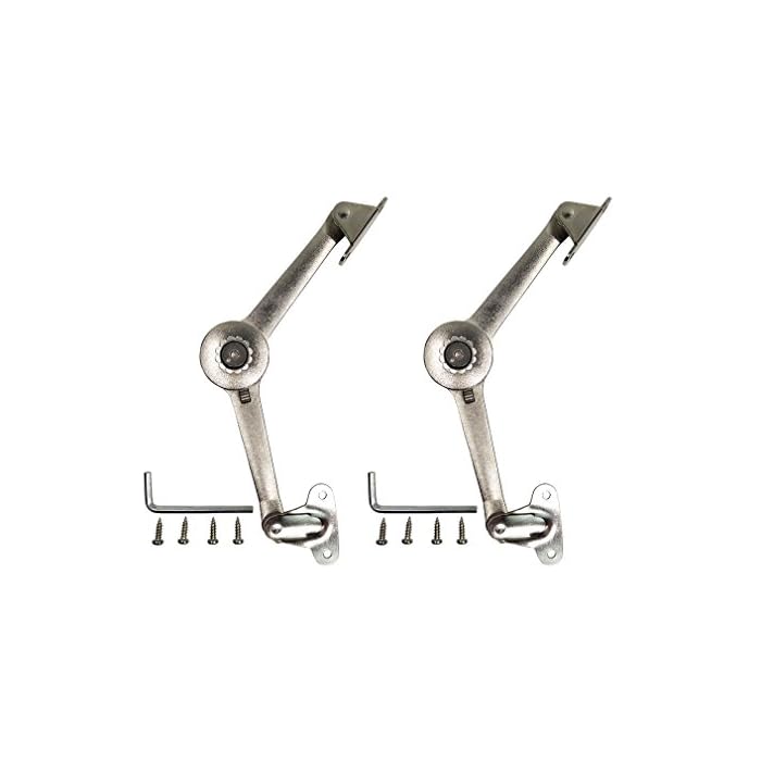 Buy Lid Support Hinge Folding Lid Stay for kicthen Door Toy Box Hinges Buffer Damper