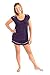 Kindred Bravely The Amelia Ultra Soft Maternity & Nursing Pajamas - Shorts Set (Eggplant, Medium)