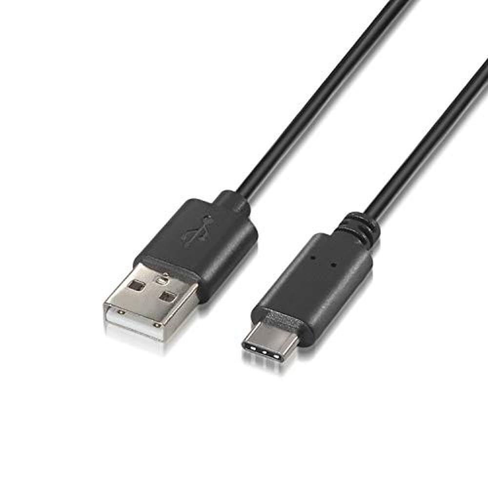 AISENS A107 – 0051 – USB 2.0 Cable for Fast Charging (Up To 3 A) 1 m, Black